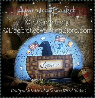 American Basket ePattern by Sharon Bond - PDF DOWNLOAD